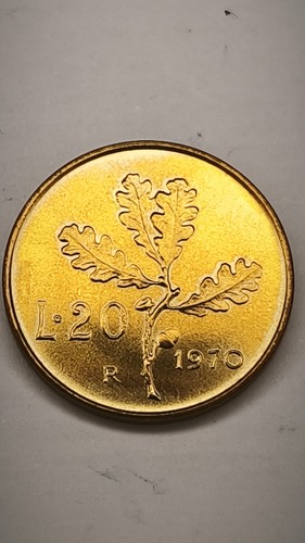 Lire italia 1970 serie - 20,