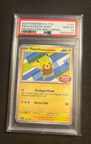Carta pokemon pikachu - pokemon, in