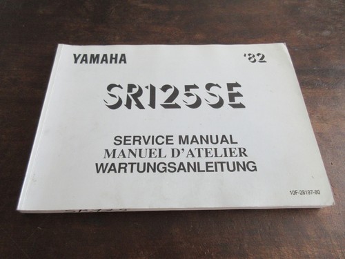 Yamaha sr125se 1982 - sr125se,