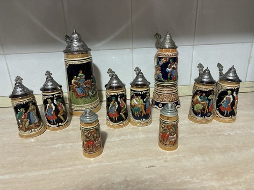 Set boccali birra ceramica - boccali,