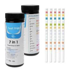 50 pezzi 7 in 1 acquario pesci serbatoio kit test strisce tester acqua tropicale PH KH GH NO2