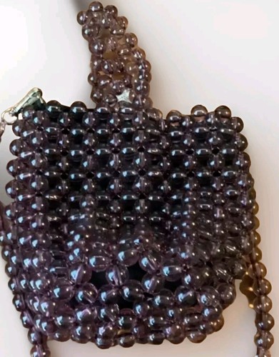 Borsa tracolla con perline - tracolla,