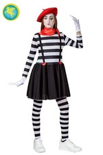 costume carnevale mimo bambina