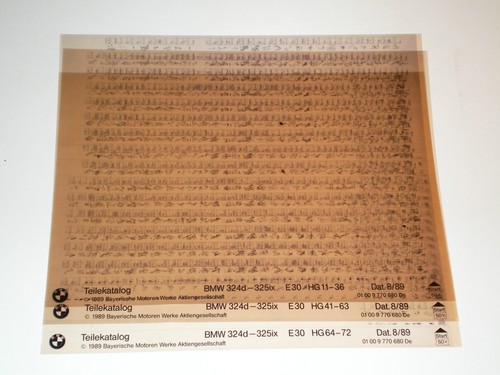 Catalogo ricambi microfiche - catalogo,