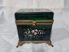 Antico cofanetto in vetro ed