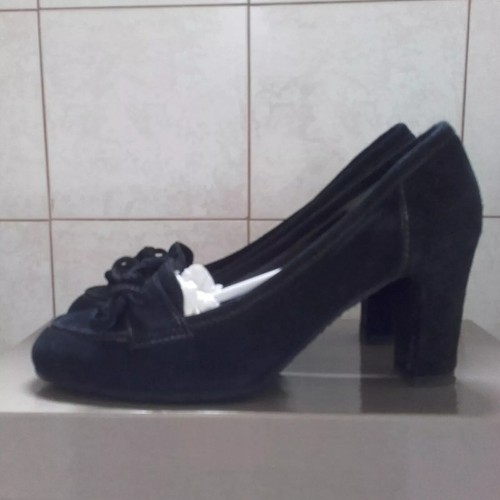 Scarpe nere decolte organza - scarpe,