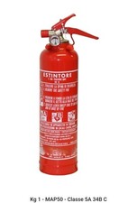 Estintore polvere 1kg - polvere,
