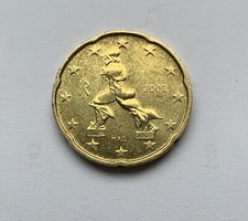 UNA MONETA DA 20 CENTESIMI