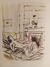 ORFEO TAMBURI 1910-1994 LITOGRAFIA FIRMATA ANNI 70 FIRMA INTERNO QUADRO NUMERATA