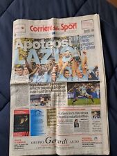 Corriere Dello Sport Supercoppa Italiana Lazio Inter 9 Agosto 2009