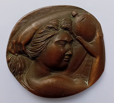 EMILIO GRECO PLACCA  BRONZO