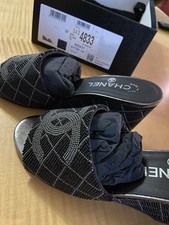 Sandali donna Chanel neri e