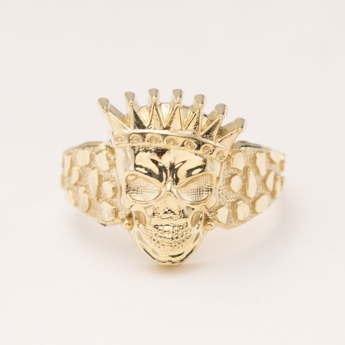 Anello nugget teschio lucido - teschio,