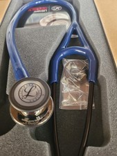 Stetoscopio Littmann Cardiology IV: fumo lucido e stelo blu navy 6202