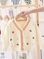Cardigan bambina beige