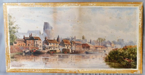 Antico acquerello originale