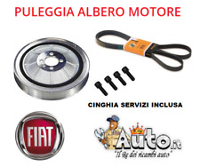 PULEGGIA ALBERO MOTORE + CINGHIA SERVIZI ORIGINALE ALFA ROMEO 147 GT 1.9 JTDM