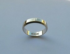 ANELLO Fede Fedina Oro Bianco 18 kt - Gr. 4,7