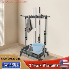 Porta scopa + scopa pavimento