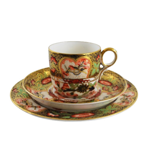 Antico piatto tazza piattino