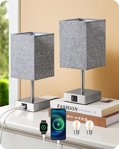 Lampade comodino touch set - lampade,