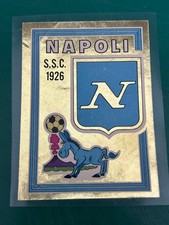 FIGURINA CALCIATORI ALBUM PANINI 1973-74 SCUDETTO N.25 NAPOLI RECUPERATO
