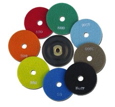 100mm Mola Diamantata Disco di Lucidatura Pietra Cemento Trockenschliff