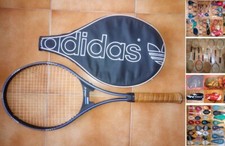 RACCHETTA TENNIS ADIDAS SPACE vintage, con custodia, e altre