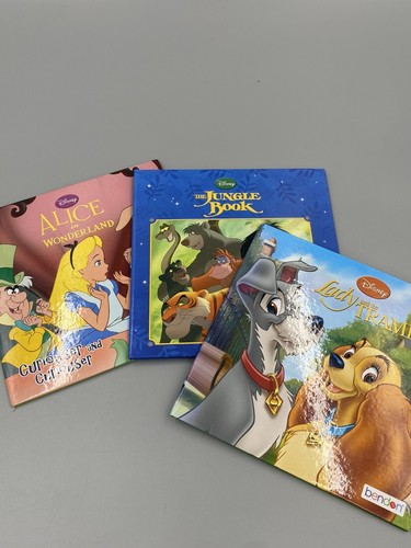 Disney lot books alice - disney, 3