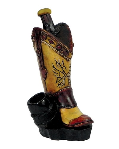Stivali cowboy che fumano - cowboy,