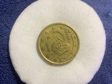 Moneta da 50 Centesimi del 2002   "50 Euro Cent " Moneta RARA Circolata Con "F"