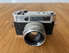 Yashica 1C Lynx 14E telemetro 35 mm fotocamera pellicola 45 mm f1.4 obiettivo Yashinon Giappone