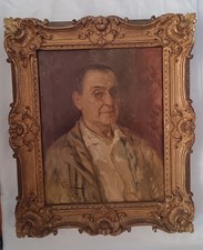 Bigio Gerardenghi (1876-1957) dipinto olio su tela epoca XX secolo