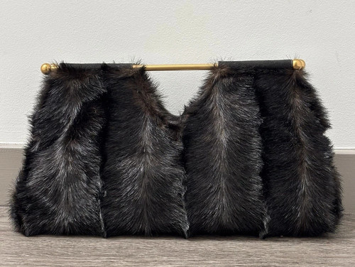 Borsa clutch pelliccia - clutch,