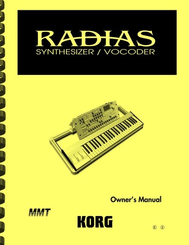 Korg radias sintetizzatore - korg,