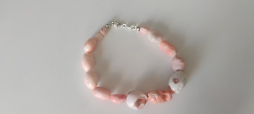 Bracciale corallo rosa a - corallo,