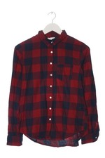 H&M L.O.G.G. Camicia di flanella Donna Camicia elegante Taglia IT 38 rosso-blu