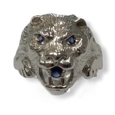 Anello testa leone in - testa,