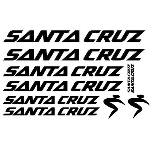 Decalcomanie telaio bici - , santa