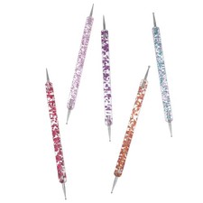  5 Pcs Kit Unghie Professionale Set Manicure Penne Per Penna Con Strass