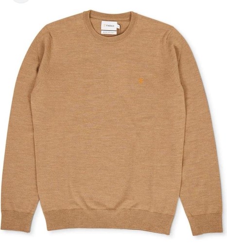 Maglione uomo farah beige - farah, lana