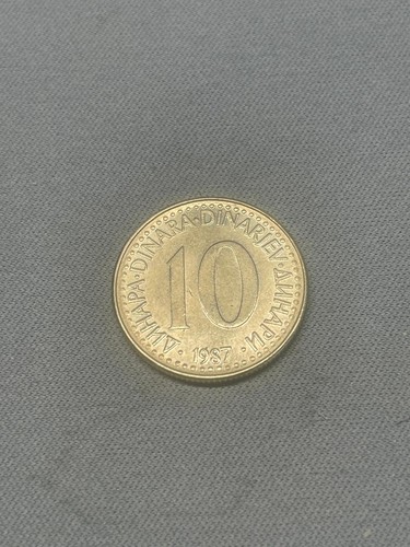 Moneta dinari del 1987 - moneta,