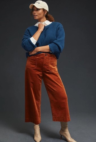 Pantaloni crop velluto a - pantaloni,