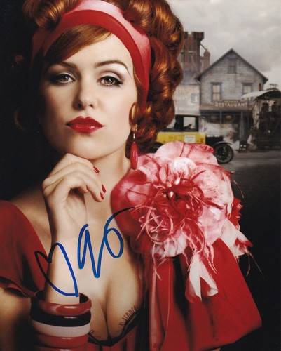 Isla fisher autografo firmato - isla,