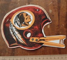 Football Americano Adesivo Red Skins Misura Grande 