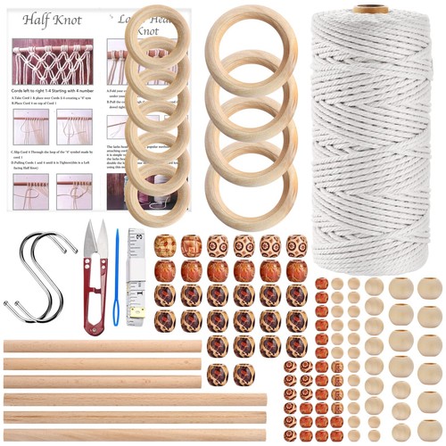Hdviai 121pcs kit macramè - hdviai,