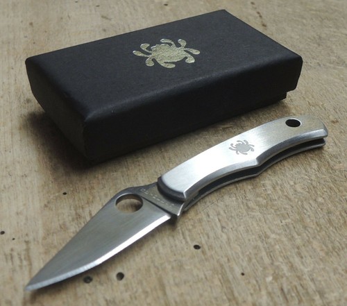 Spyderco bugnife plain mini - plain,