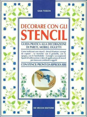 Decorare con stencil - con,