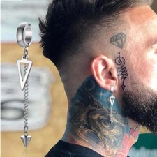 Orecchini da uomo a catena