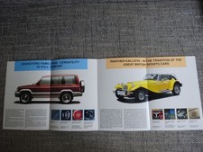 Ssang Yong Panther Kallista depliant brochure tedesco ~ 1996 raro raro